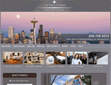 Tablet Screenshot of intracorpmarketingandsales.com